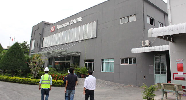 Lắp đặt hệ thống làm mát quạt trần công nghiệp Pungkook