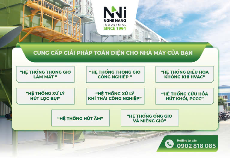Thi công thông gió làm mát chuyên nghiệp