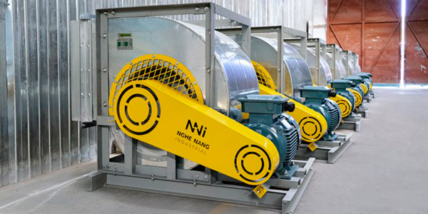 Phân loại quạt ly tâm theo cấu tạo