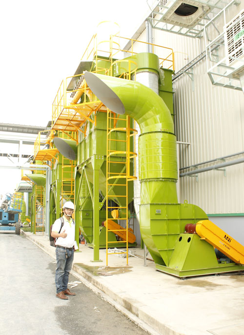 Thi công hệ thống xử lý bụi Kềm Nghĩa