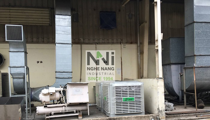 Dự án thi công hệ thống thông gió công ty kinh đô