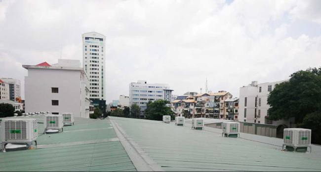 Thi công hệ thống làm mát kho sách Fahasa