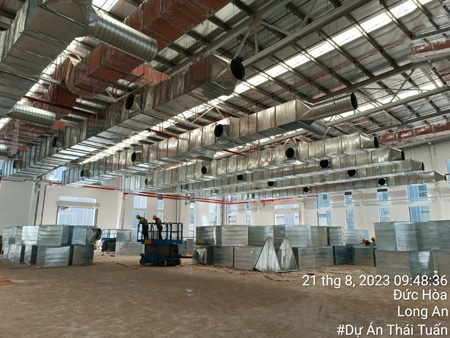 Nghệ Năng thi công hệ thống thông gió làm mát & PCCC