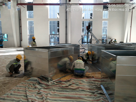 Nghệ Năng thi công hệ thống thông gió làm mát & PCCC