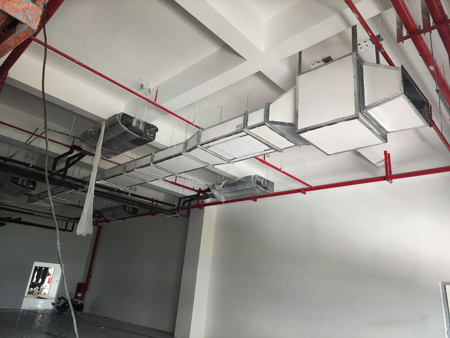 Nghệ Năng thi công hệ thống hút khói và hút mùi WC