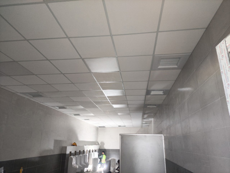 Nghệ Năng thi công hệ thống hút khói và hút mùi WC