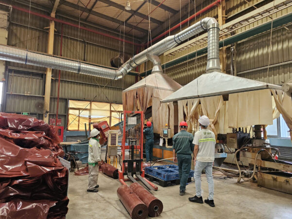 thi công lắp đặt hệ thống hút bụi công nghiệp công ty changya