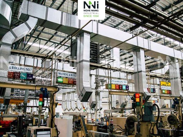 hệ thống thông gió làm mát nhà xưởng TPHCM